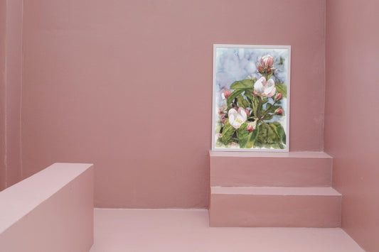 "Chelan Apple Blossoms" Matte Archival Poster Print