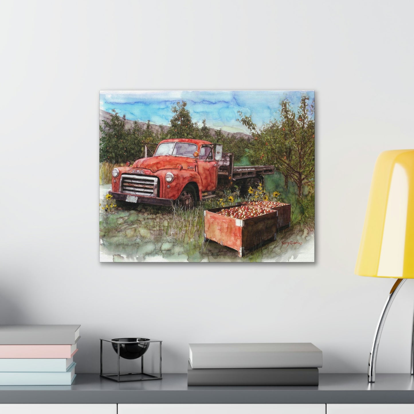 "Picking Apples in Orondo" Gallery-Wrapped Canvas - Kerry Siderius Art 