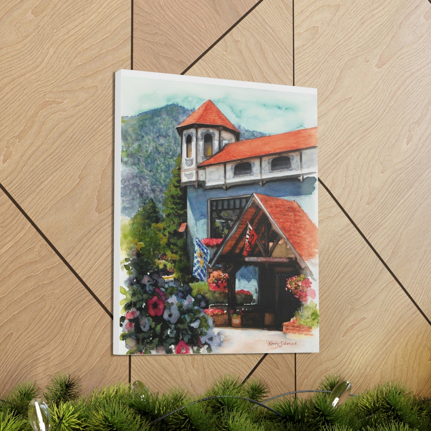 "Leavenworth's Little Music Shop" Gallery Wrapped Canvas - Kerry Siderius Art 