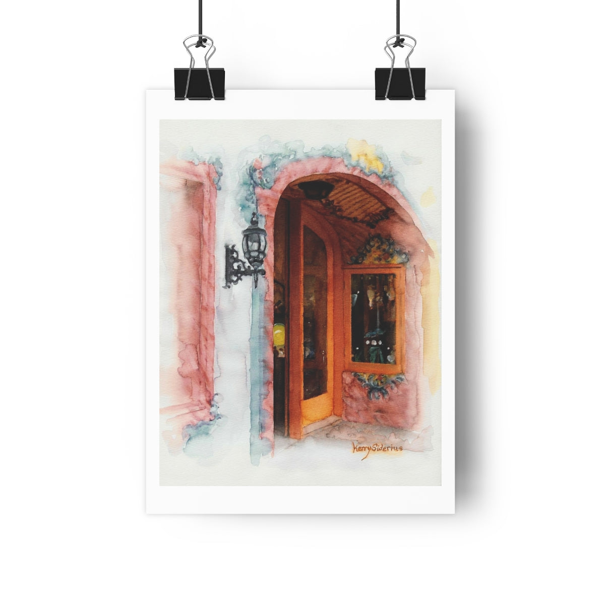 "Leavenworth Doorway" on Archival Poster Print - Kerry Siderius Art 