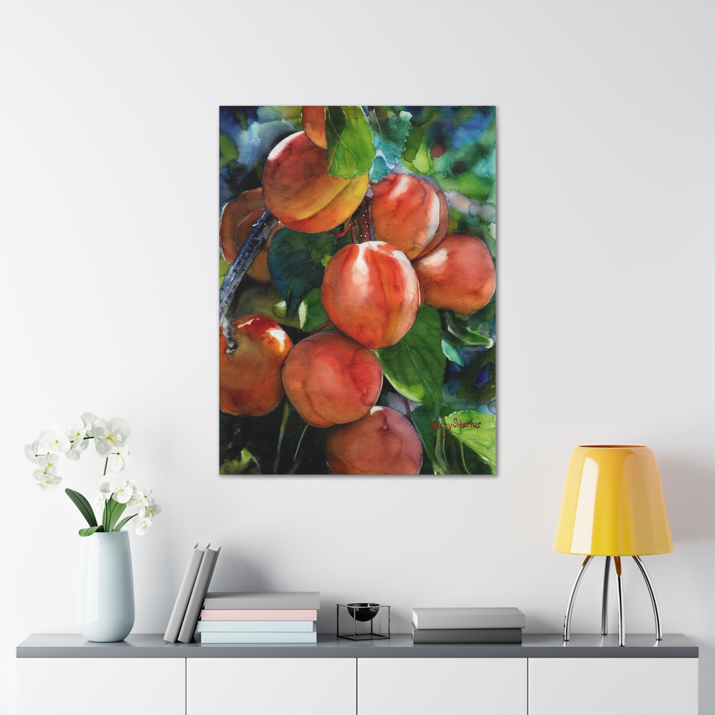 "Peaches Ripe and Ready to be Picked" Gallery Wrapped Canvas