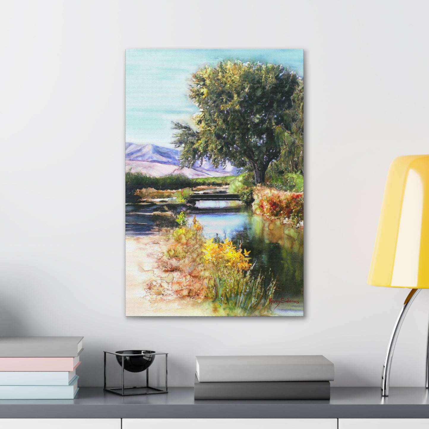 "Canal Bridge, Sunnyslope" Gallery Wrapped Canvas