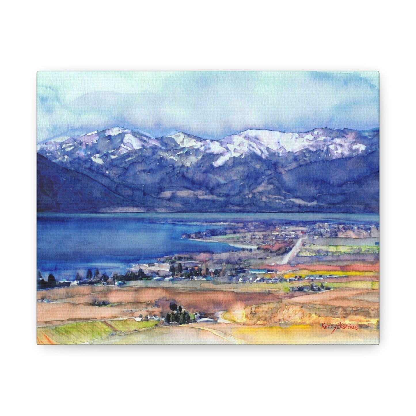 "Wapato Point In April" Gallery Wrapped Canvas