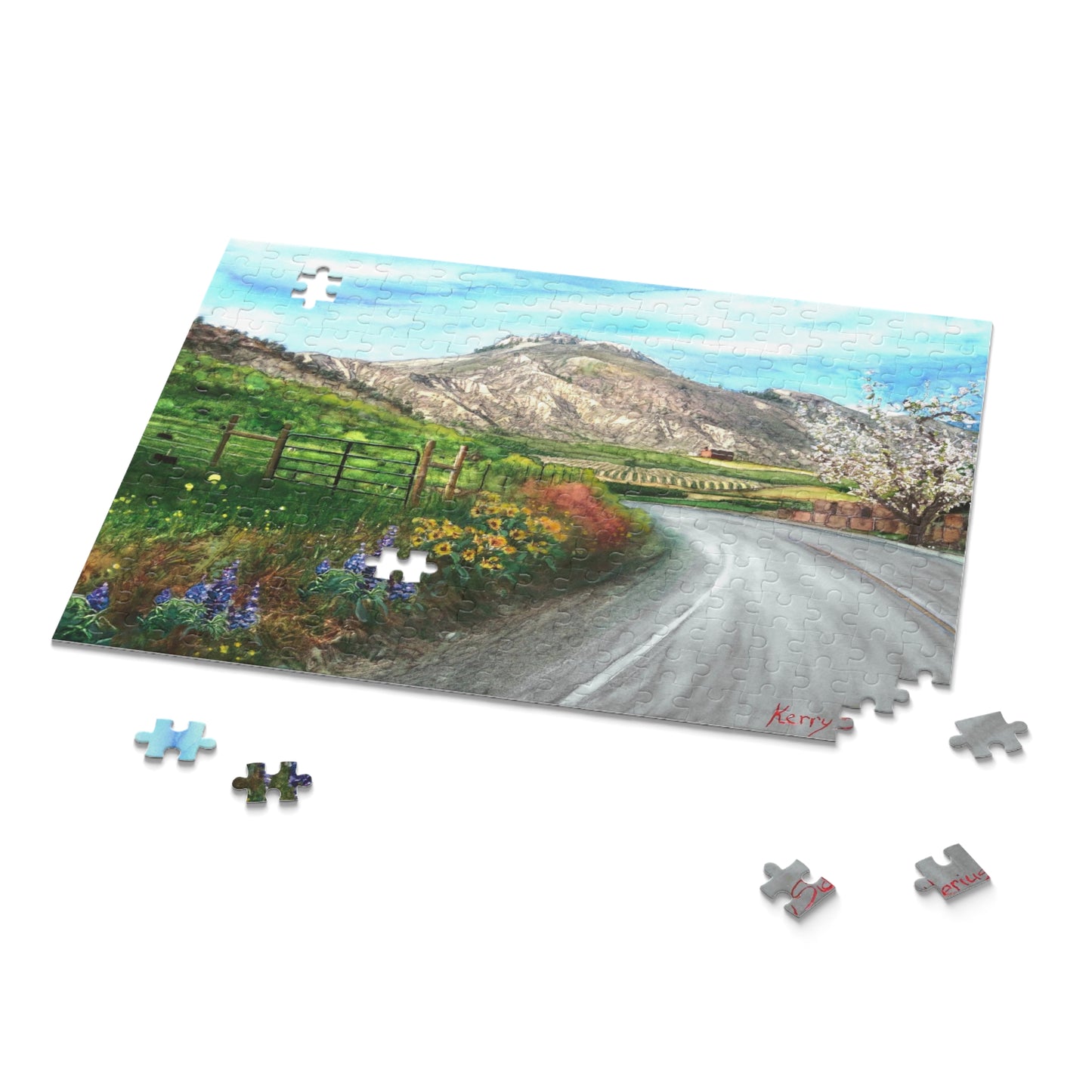 "The Road Home" Puzzle (252 Piece) - Kerry Siderius Art 