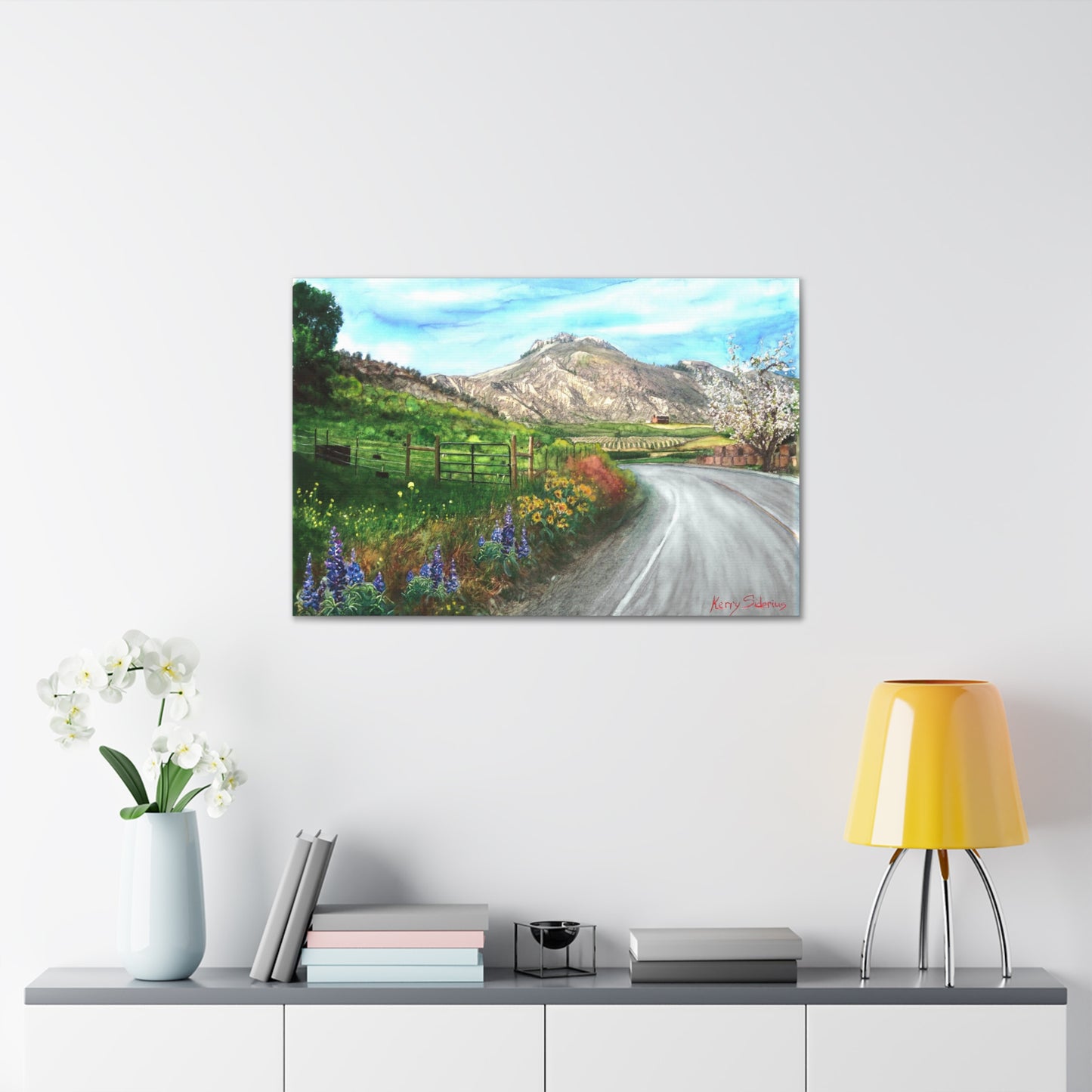 "The Road Home" Gallery Wrapped Canvas - Kerry Siderius Art 