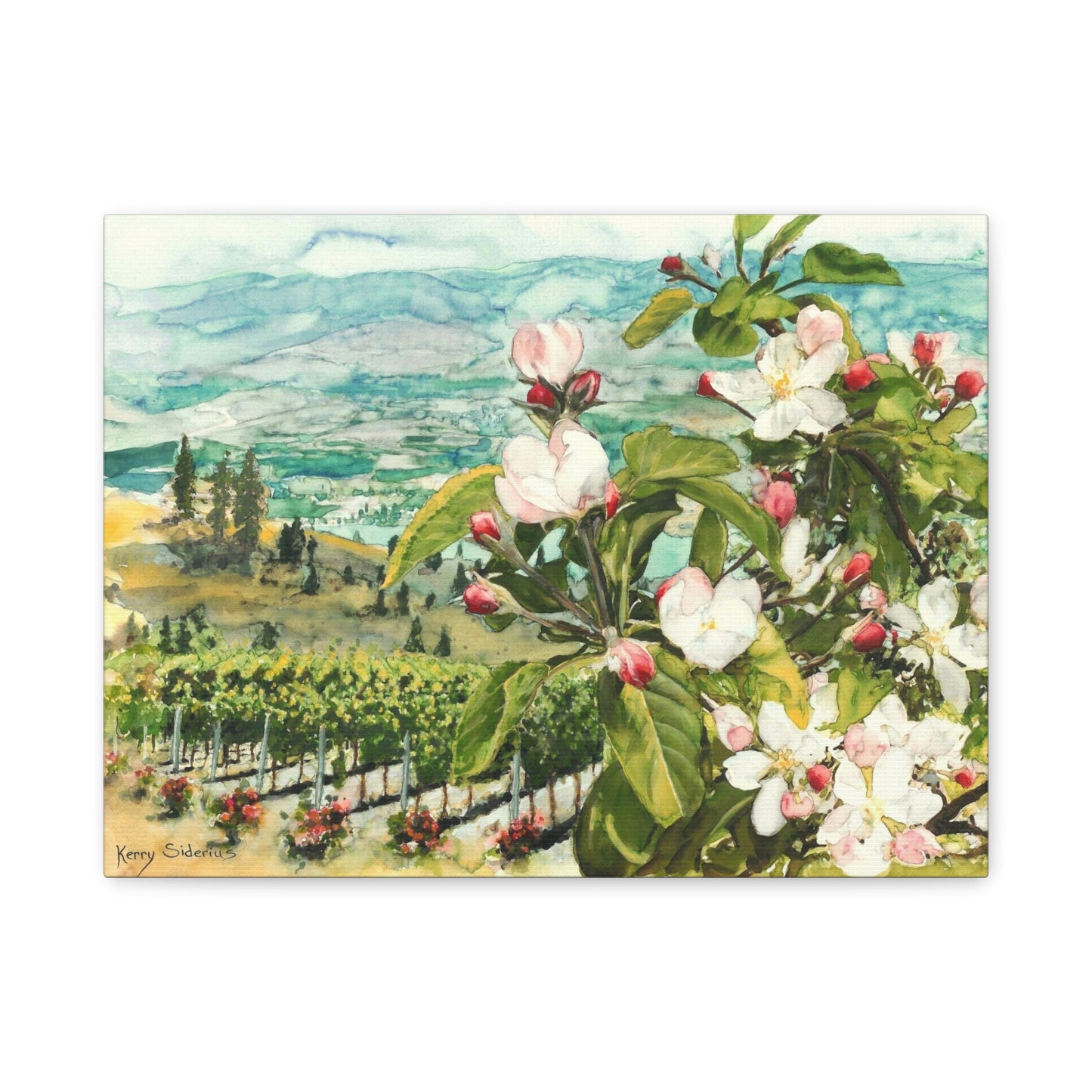 "Apples to Grapes, Malaga" Matte Canvas, Stretched, 1.25"