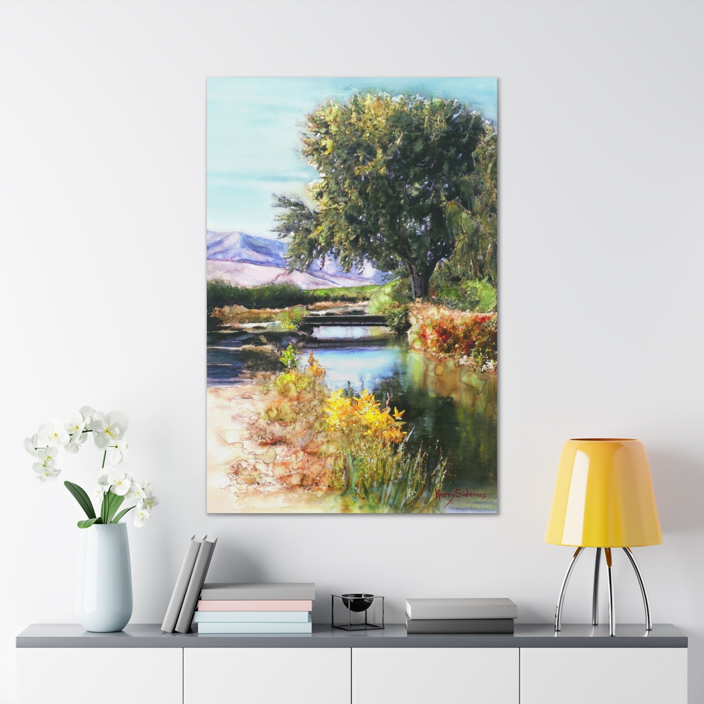 "Canal Bridge, Sunnyslope" Gallery Wrapped Canvas