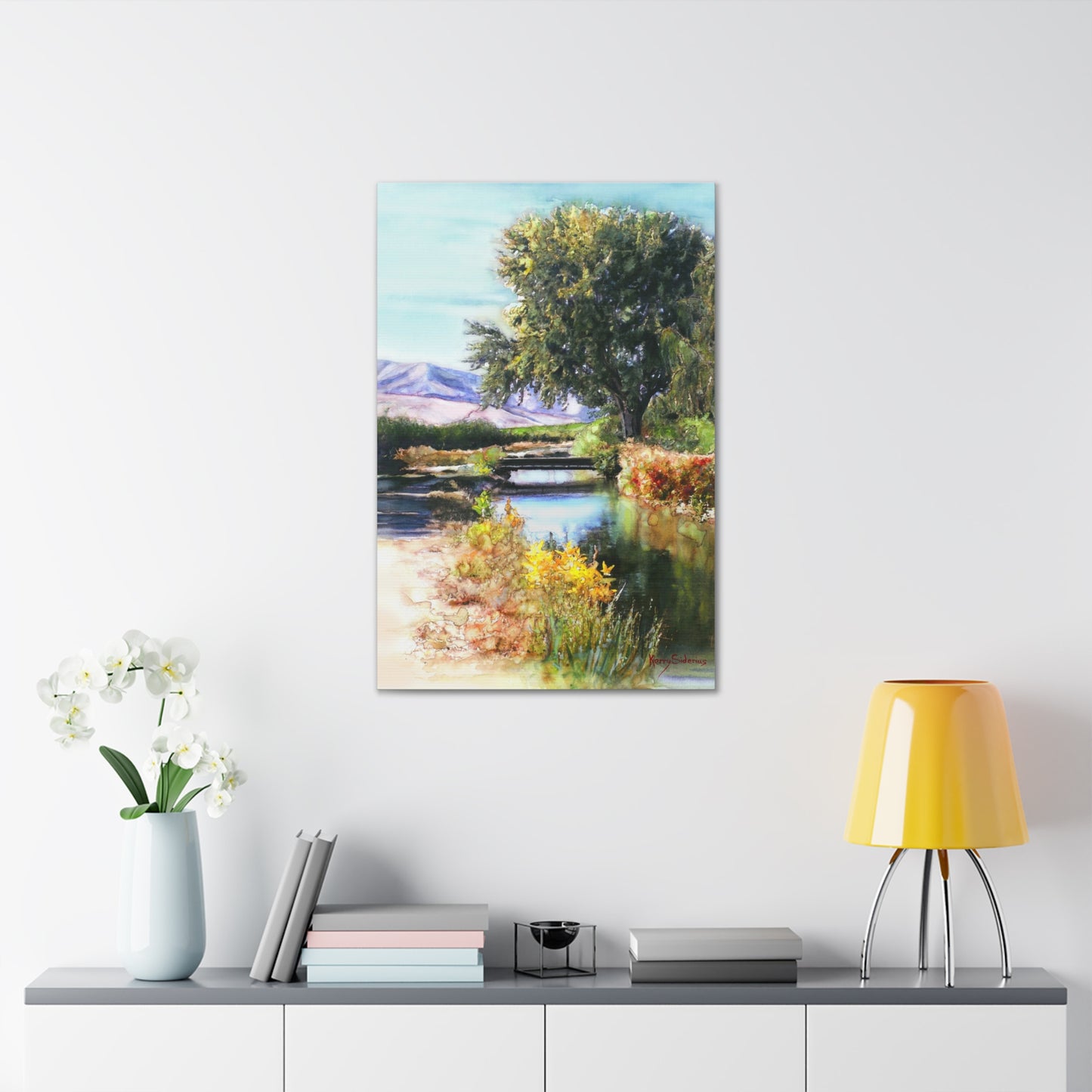 "Canal Bridge, Sunnyslope" Gallery Wrapped Canvas