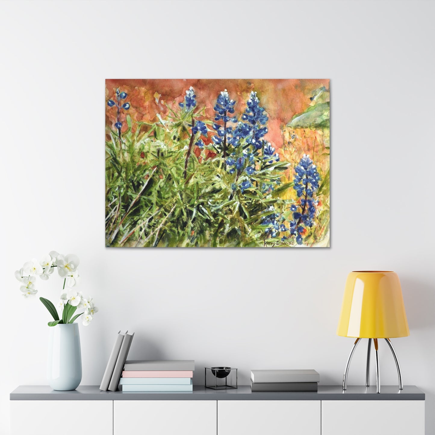 "Lupine Above Leavenworth" Canvas Gallery Wraps