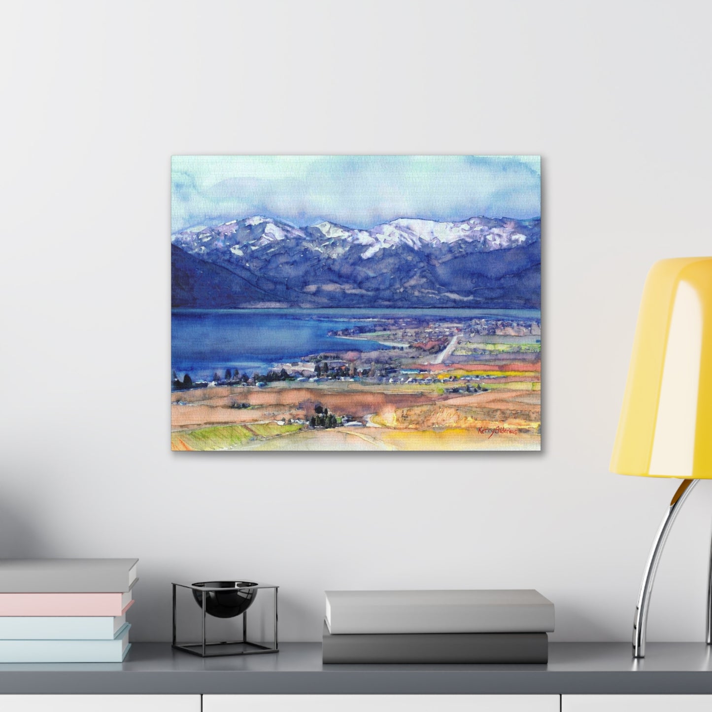 "Wapato Point In April" Gallery Wrapped Canvas