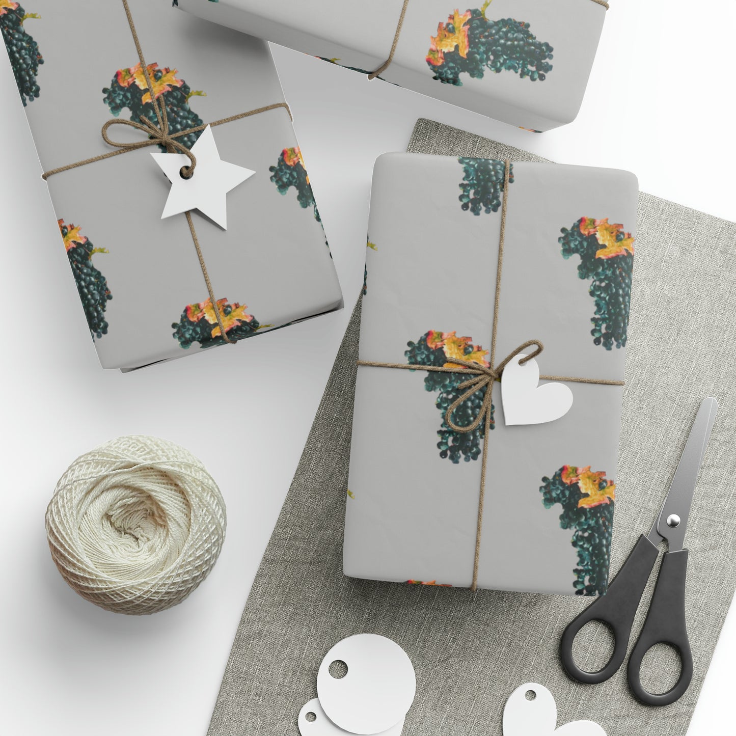 Wine Grapes Wrapping Paper