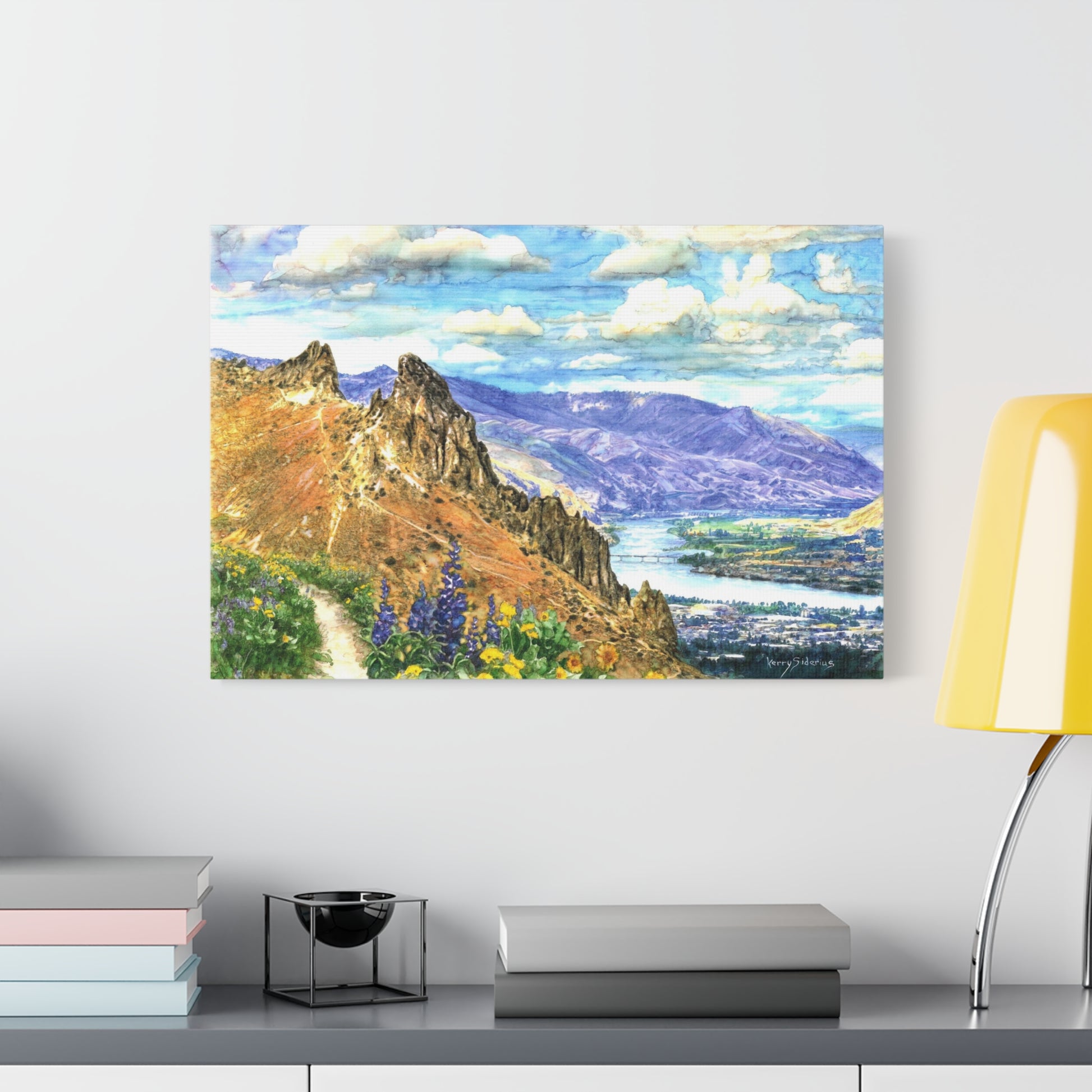 "Saddle Rock View to Rocky Reach" Gallery Wrapped Canvas - Kerry Siderius Art 