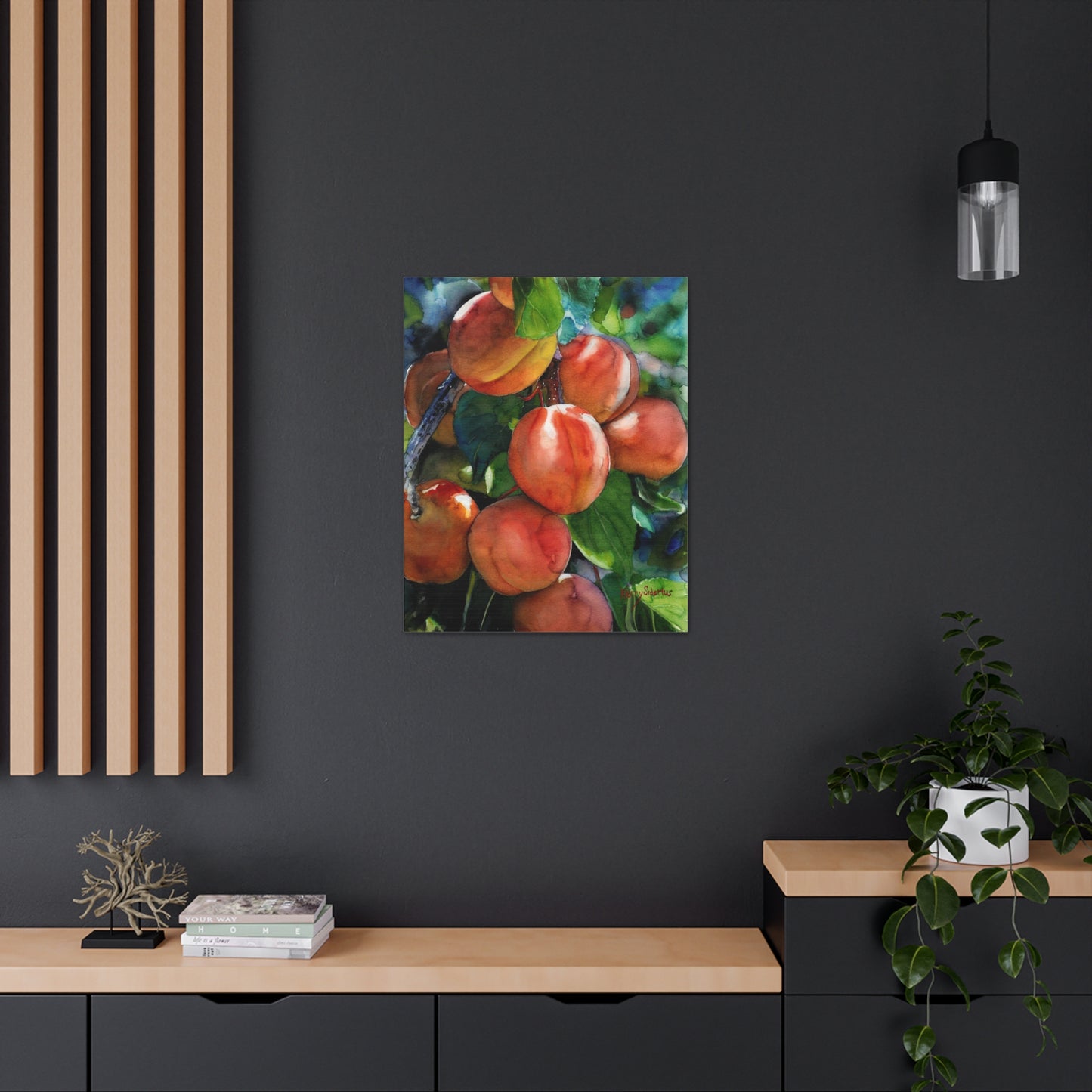 "Peaches Ripe and Ready to be Picked" Gallery Wrapped Canvas