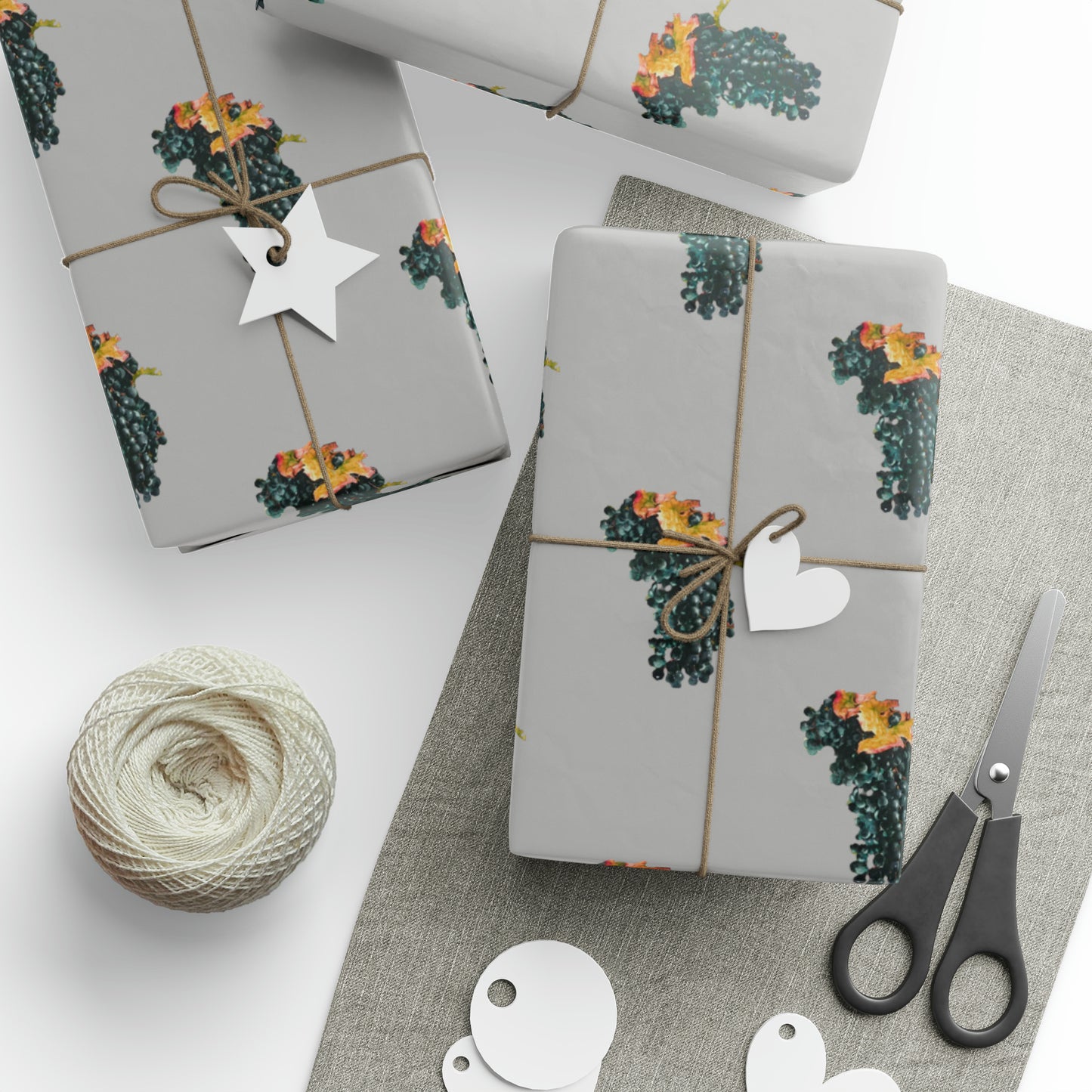Wine Grapes Wrapping Paper
