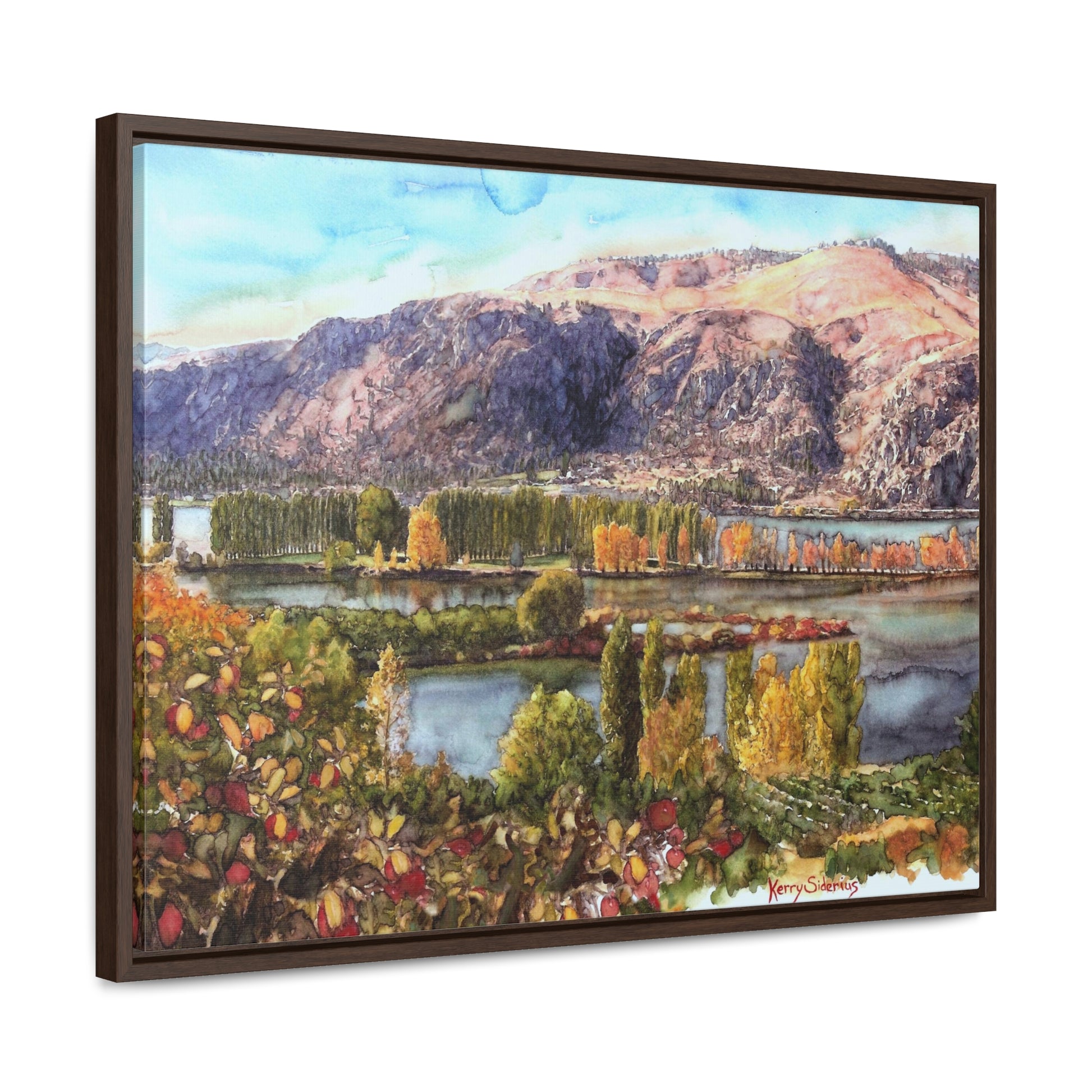 "Daroga Park" Gallery Wrapped Wood-Framed Canvas - Kerry Siderius Art 