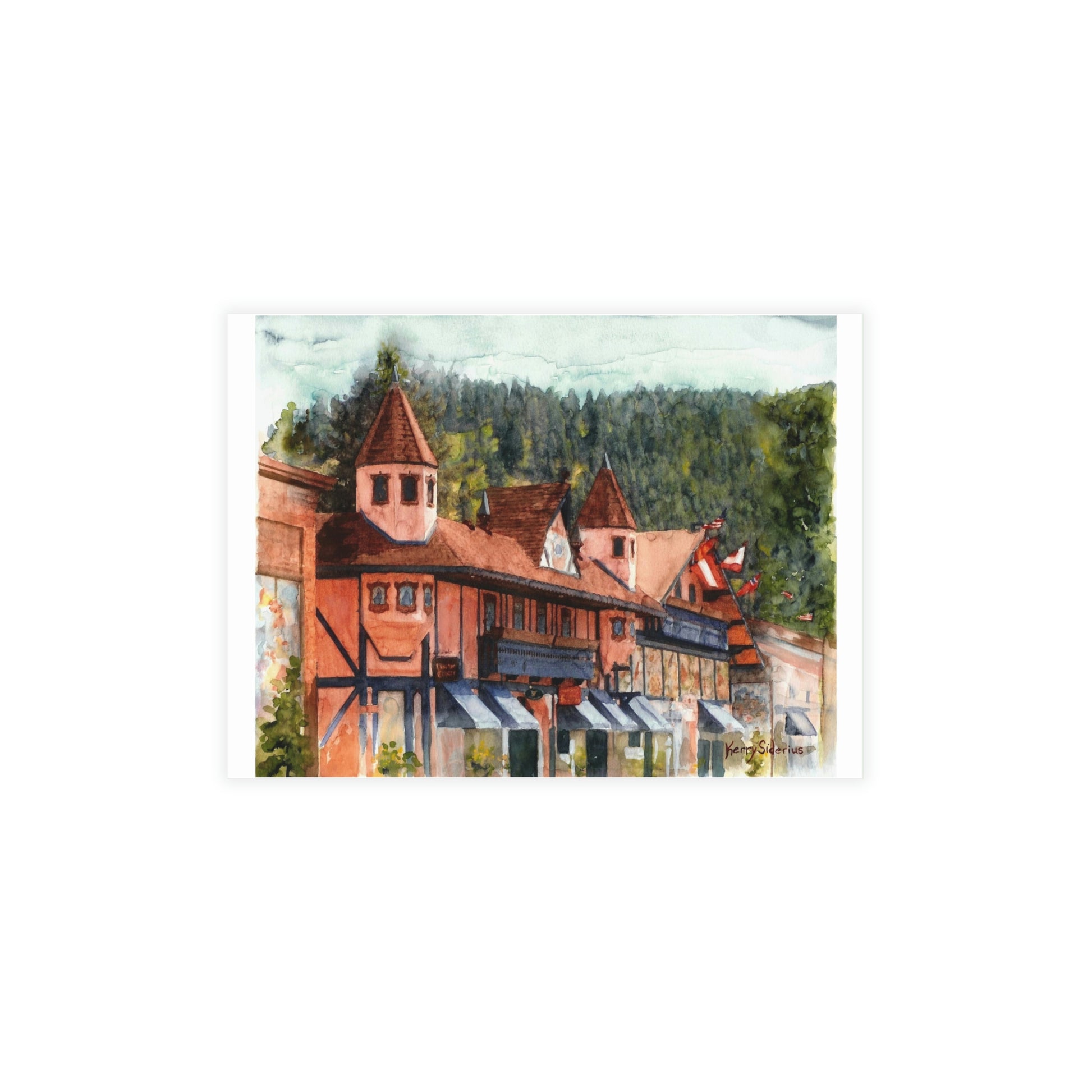 "Leavenworth Street" Greeting Cards (Envelopes Included) - Kerry Siderius Art 