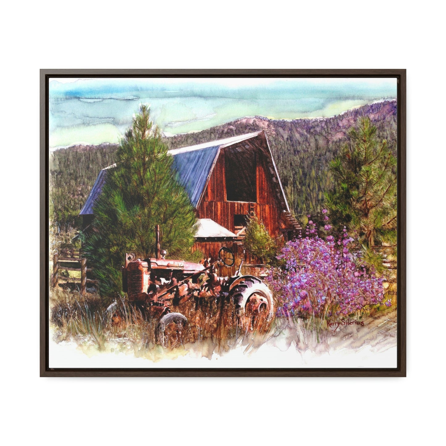 "Twisp River Farm" Framed Gallery Wrapped Canvas - Kerry Siderius Art 