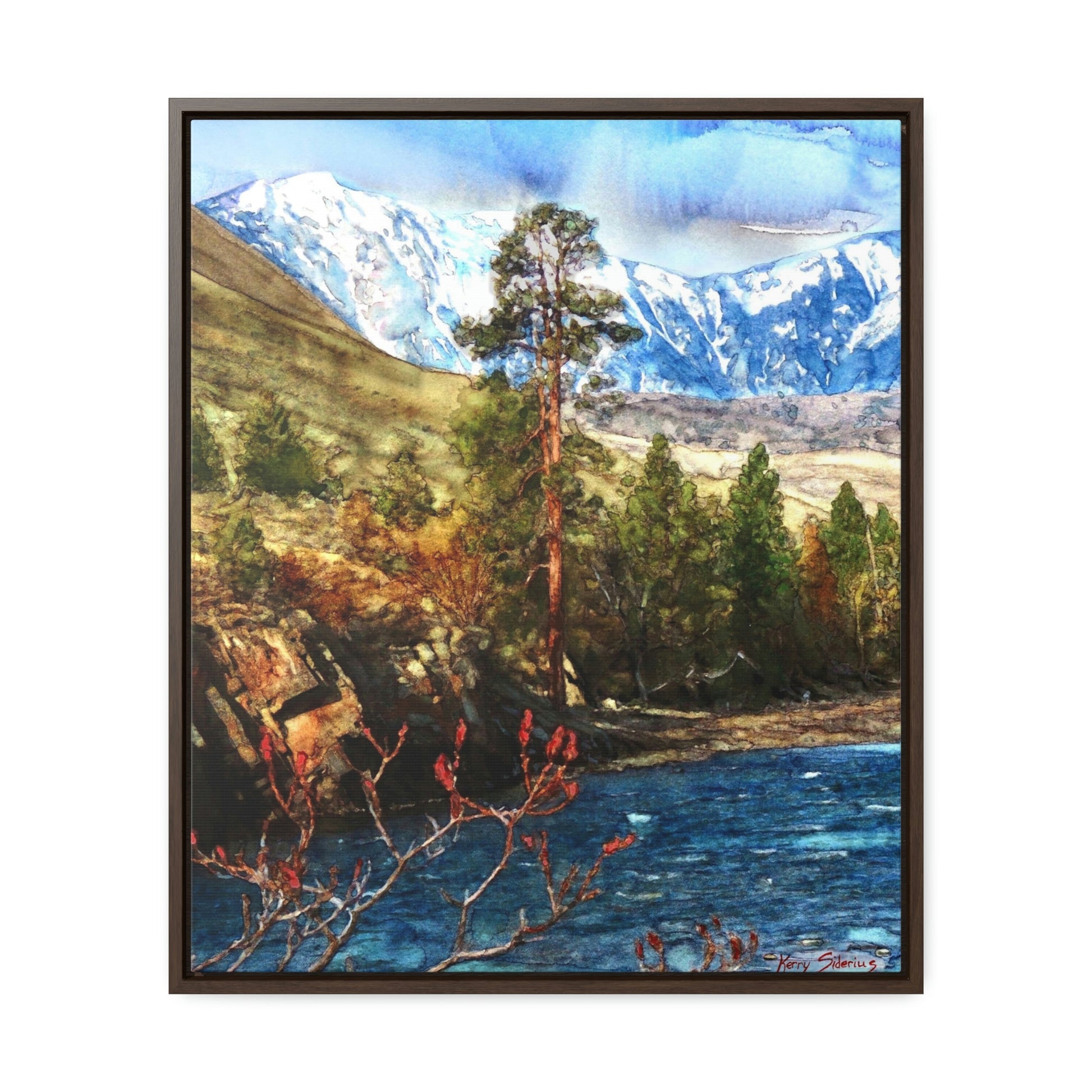 "If I Were A Tree" Gallery Wrapped Wood-Framed Canvas - Kerry Siderius Art 
