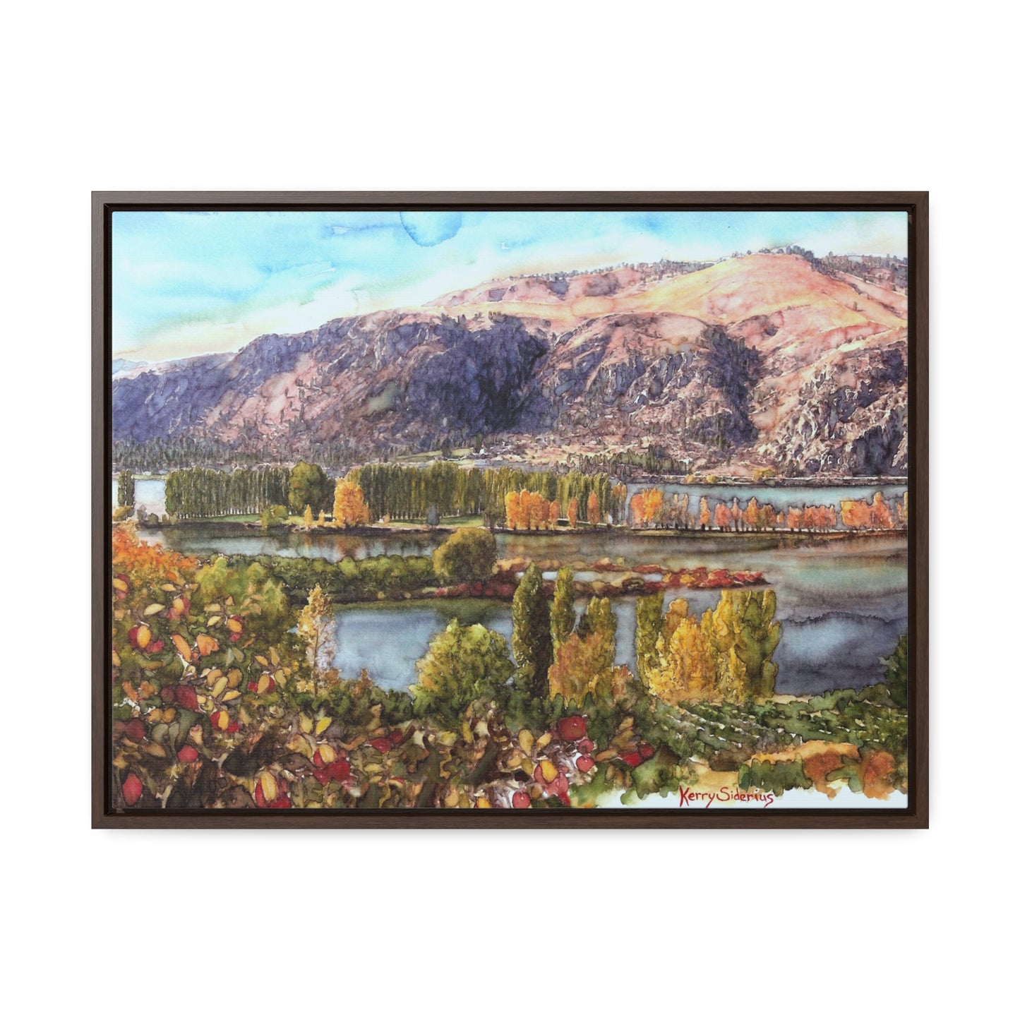 "Daroga Park" Gallery Wrapped Wood-Framed Canvas - Kerry Siderius Art 