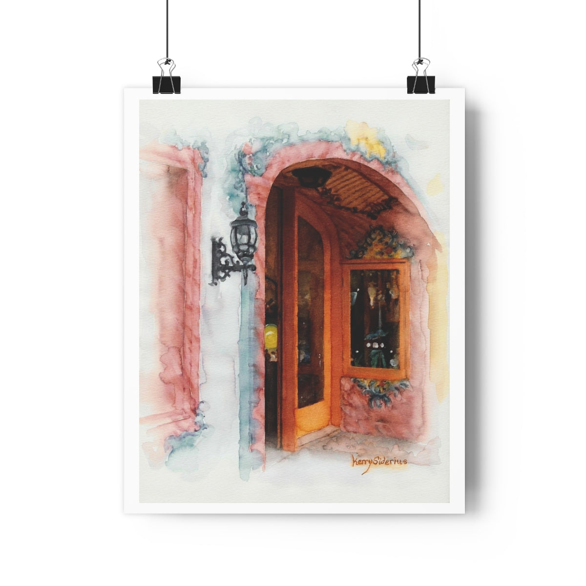 "Leavenworth Doorway" on Archival Poster Print - Kerry Siderius Art 