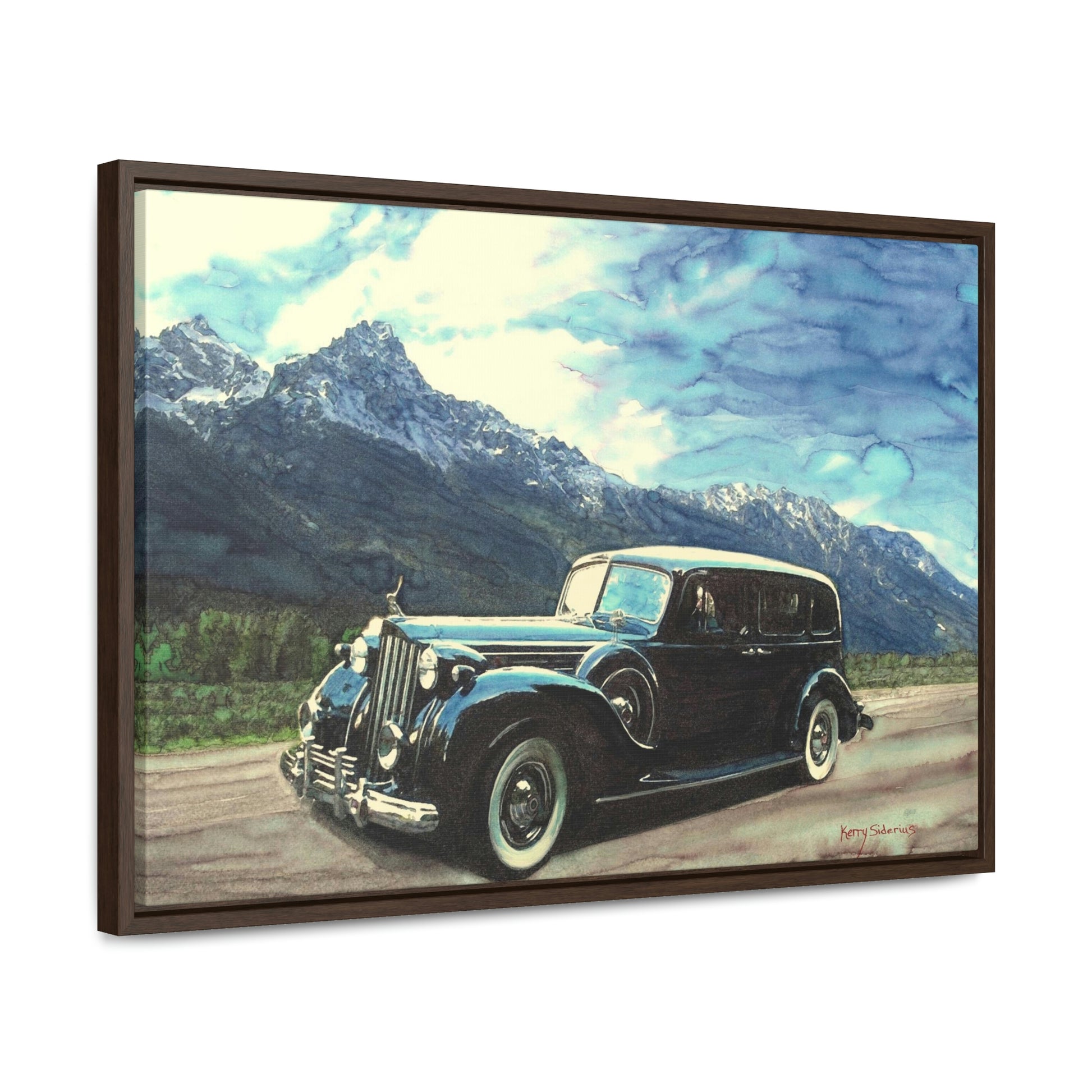 "Road Trip" Wood-Framed Canvas - Kerry Siderius Art 