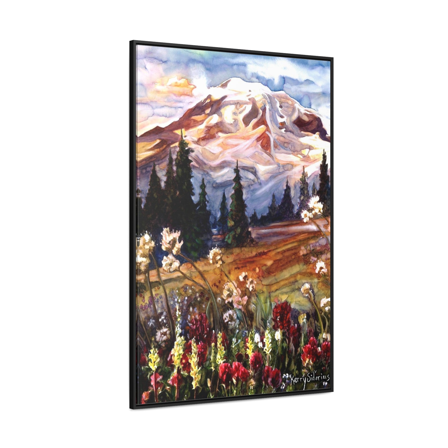 "Rainier" Gallery Wrapped Wood-Framed Canvas - Kerry Siderius Art 